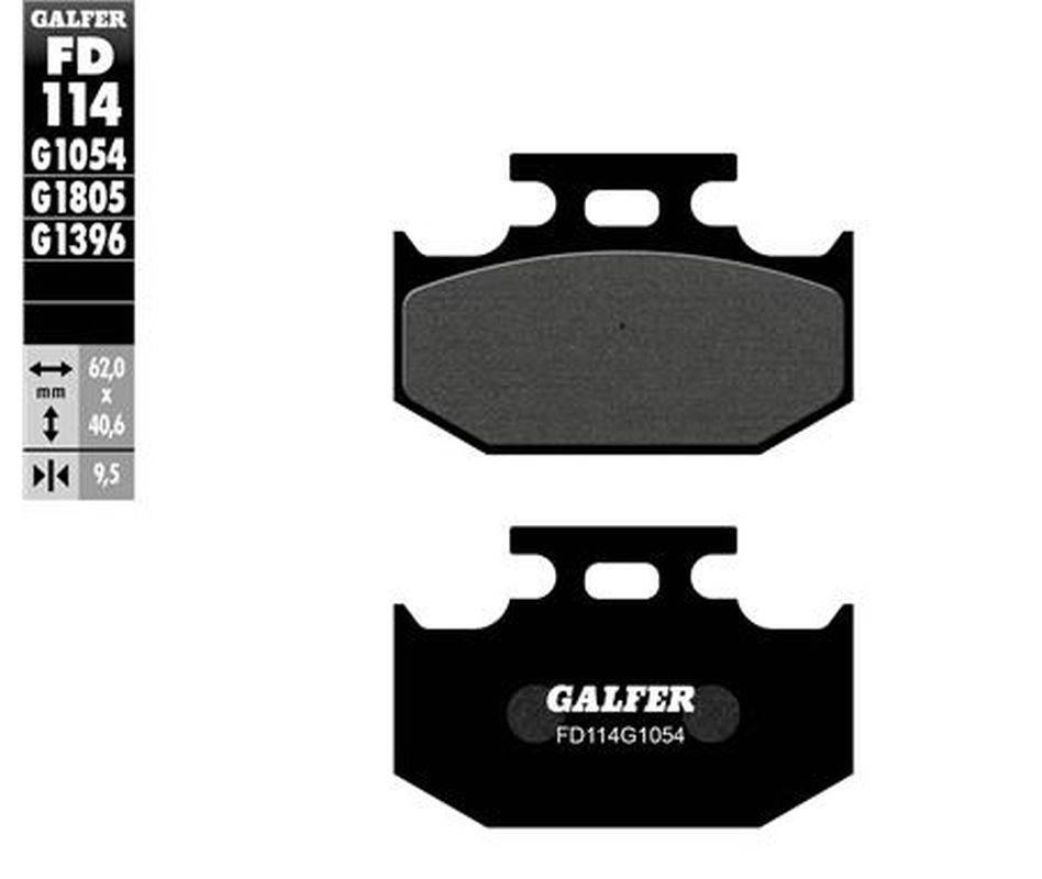 Galfer Klocki Hamulcowe Kh152 Półmetaliczne