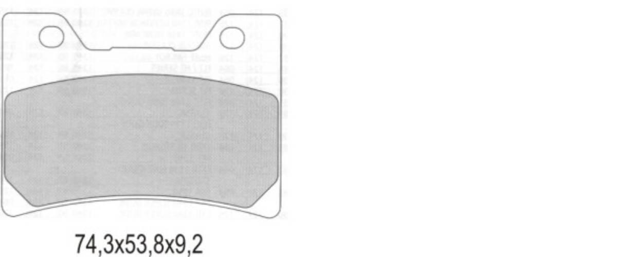 Galfer Klocki Hamulcowe Kh160 Półmetaliczne