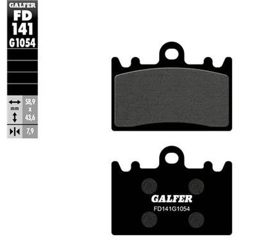 Galfer Klocki Hamulcowe Kh180 Półmetaliczne Oferta Specjalna