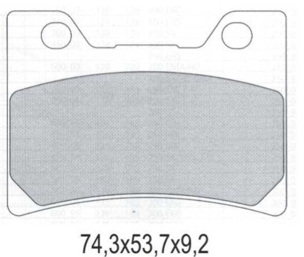 Galfer Klocki Hamulcowe Kh182 Spiek Metaliczny Złote Street