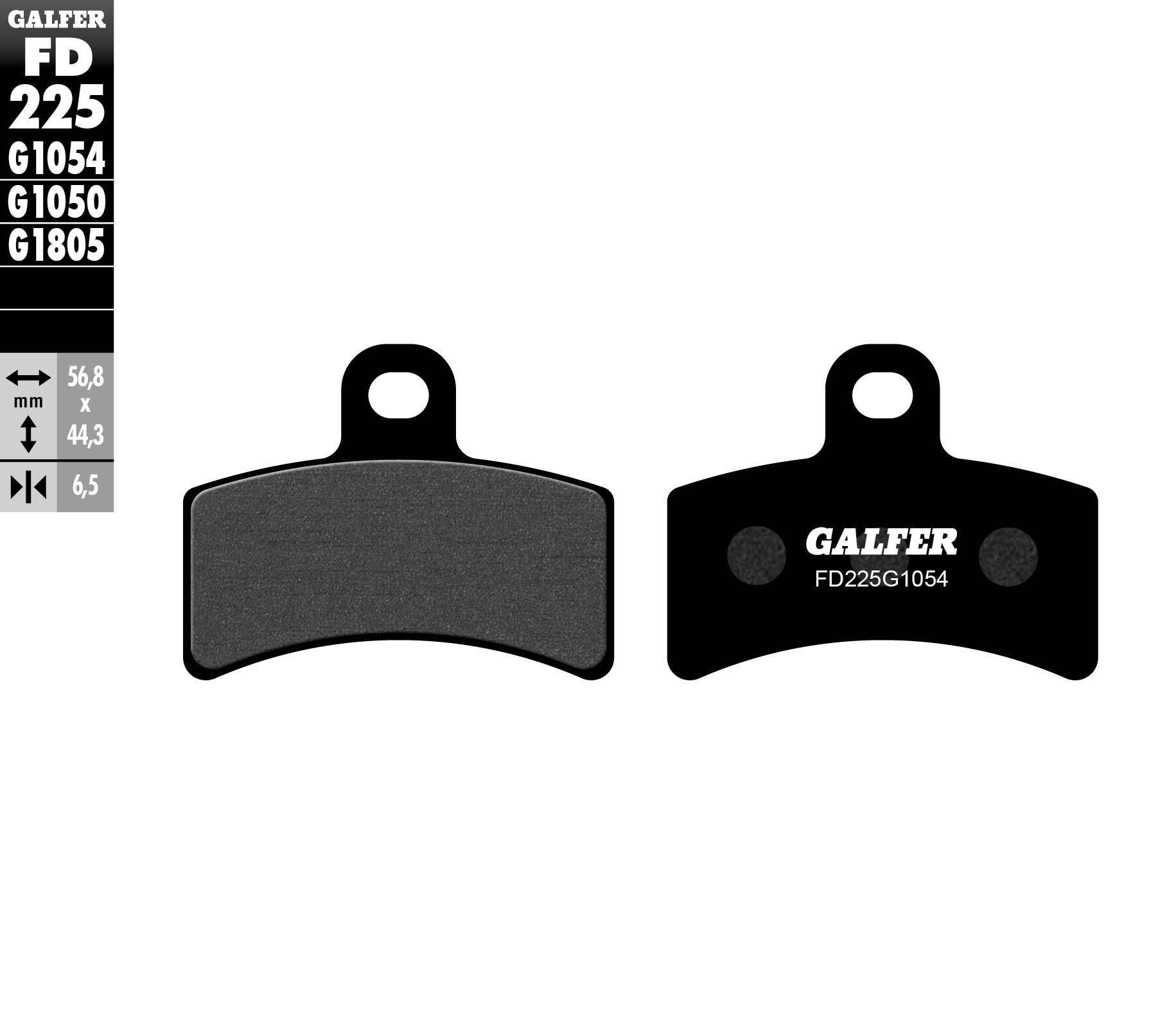 Galfer Klocki Hamulcowe Kh291 Półmetaliczne Gas Gas