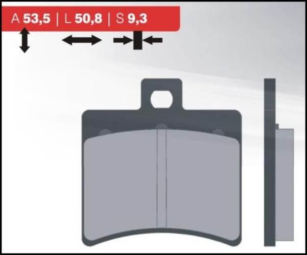 Brenta Klocki Hamulcowe Kh298 Organic Tył