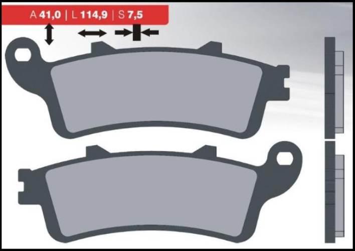 Brenta Klocki Hamulcowe Kh281 Kh261 Organic Grubość 9,5Mm