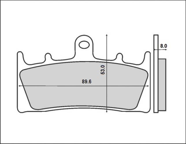 Brenta Klocki Hamulcowe Kh188 Organic