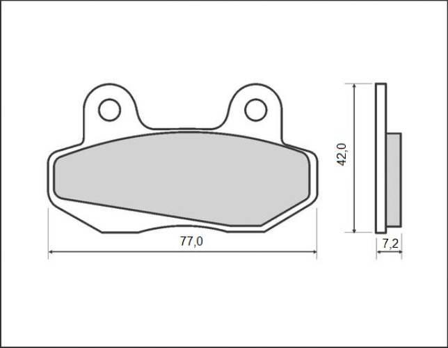 Brenta Klocki Hamulcowe Kh086 Organic