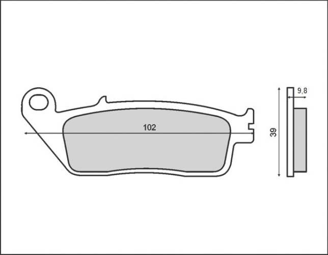 Brenta Klocki Hamulcowe Kh196 Organic