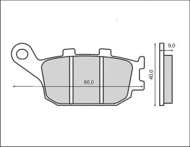 Brenta Klocki Hamulcowe Kh174 Organic