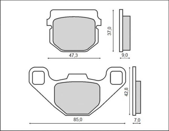 Brenta Klocki Hamulcowe Kh083 Organic