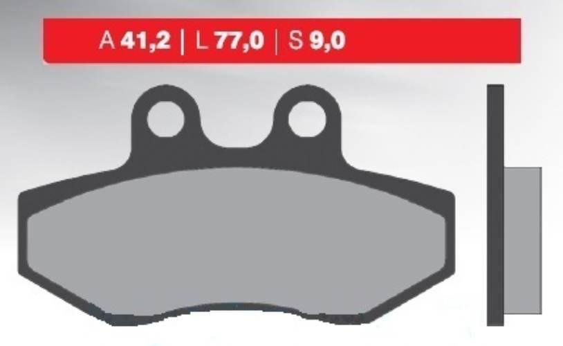 Brenta Klocki Hamulcowe Kh393 Organic Yamaha Nxc 125 Cygnus`04-13, Mbk Flam