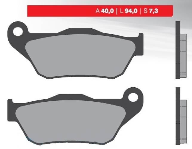 Brenta Klocki Hamulcowe Kh430 Organic