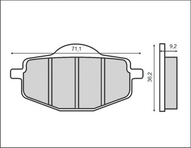 Brenta Klocki Hamulcowe Kh101 Organic
