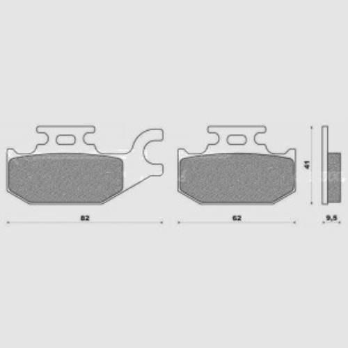 Brenta Klocki Hamulcowe Kh307 Organic