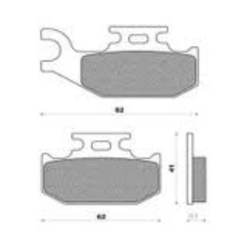 Brenta Klocki Hamulcowe Kh413 Organic