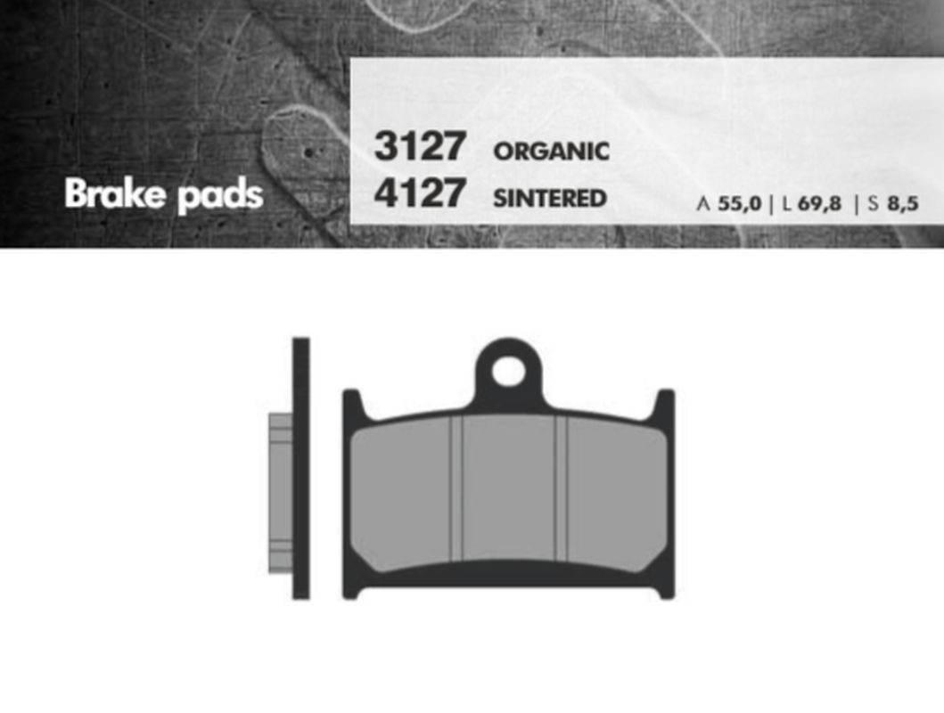 Brenta Klocki Hamulcowe Kh145 Kh236 Przód Gsf1200 '96-'00, Gsxr750/1100 '88
