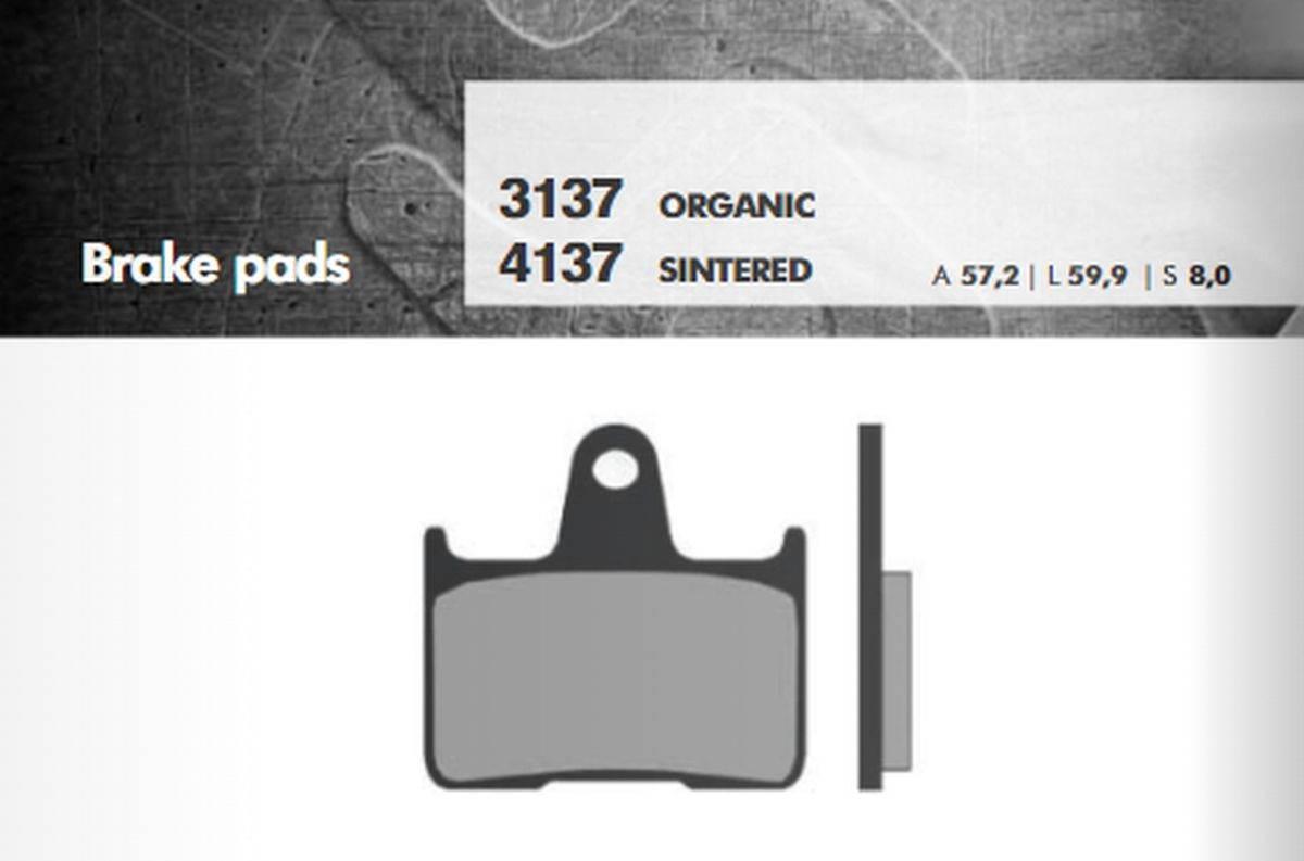 Brenta Klocki Hamulcowe Kh254 Gsf650/1200 Tył Ft 3137