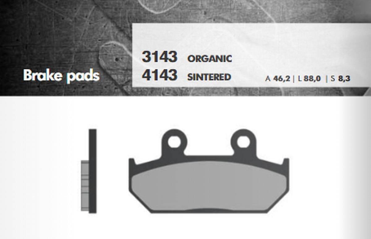 Brenta Klocki Hamulcowe Kh124/2 Cagiva/Honda Przód Ft 3143