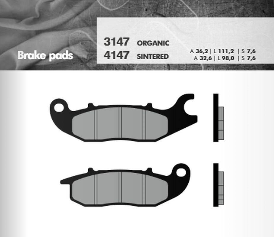 Brenta Klocki Hamulcowe Kh375 Cbr125/Cbf125/An125, Rieju, Przód Ft 3147