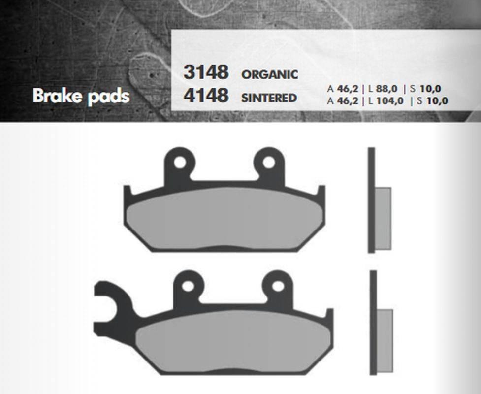 Brenta Klocki Hamulcowe Kh172 Yamaha Xt 600 92-03, Xtz 660 92-98 Przód Ft 3