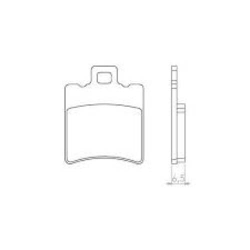 Brenta Klocki Hamulcowe Kh193 Spiek Metaliczny Złote Ft 4010