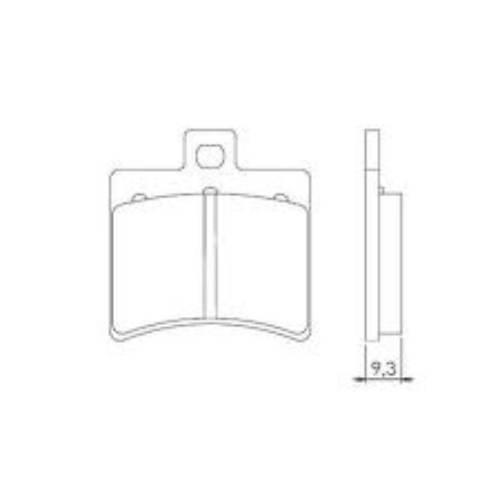 Brenta Klocki Hamulcowe Kh298 Spiek Metaliczny Złote Ft 4020