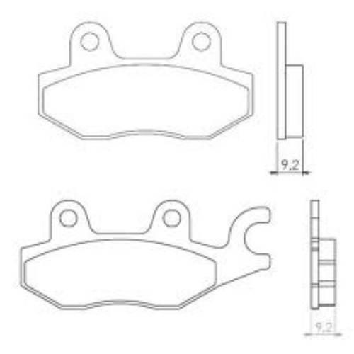 Brenta Klocki Hamulcowe Kh197 Spiek Metaliczny Złote Ft 4021