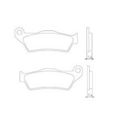 Brenta Klocki Hamulcowe Kh181 Spiek Metaliczny Złote Brembo Przód Ktm Ft 40