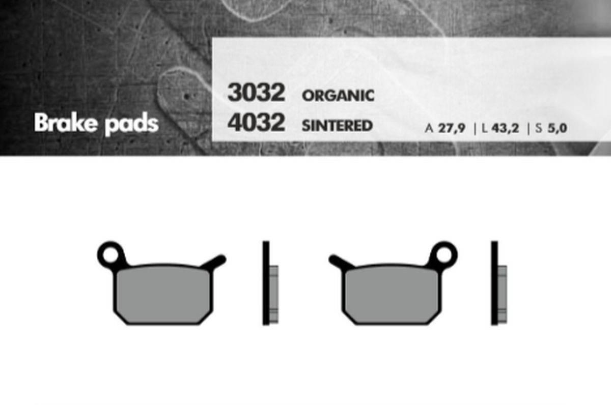 Brenta Klocki Hamulcowe Kh325 Spiek Metaliczny Złote Ktm Sx 50/65 Ft 4032