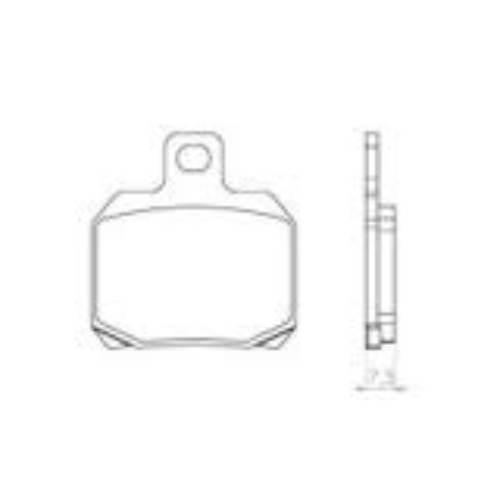 Brenta Klocki Hamulcowe Kh266 Spiek Metaliczny Złote Ft 4035