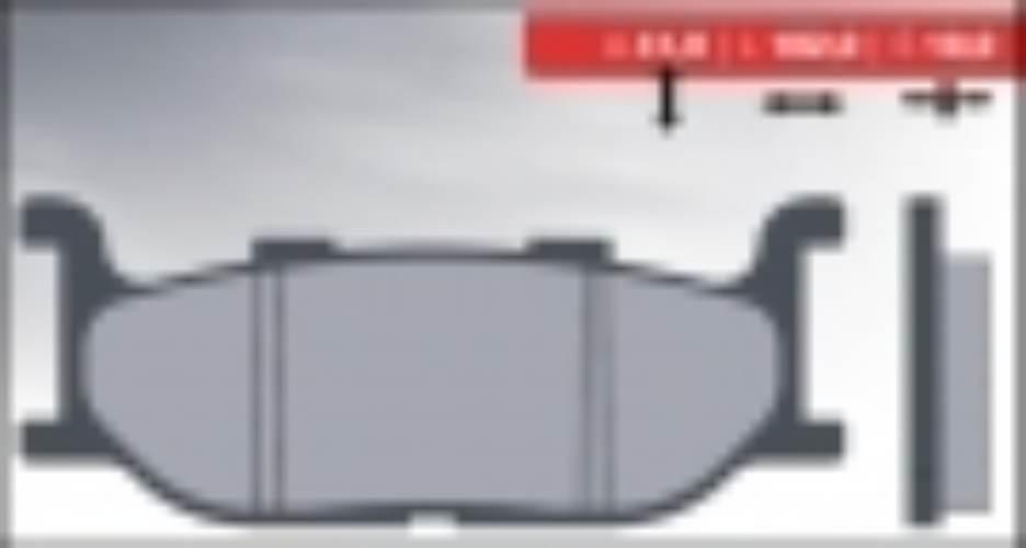 Brenta Klocki Hamulcowe Kh179 Spiek Metaliczny Złote Ft 4057