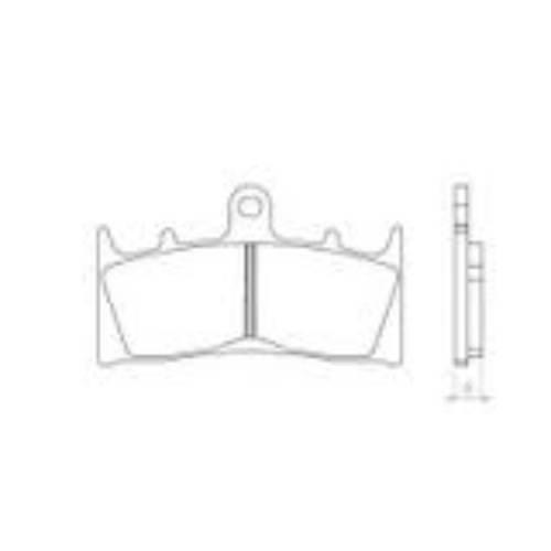 Brenta Klocki Hamulcowe Kh188 Spiek Metaliczny Złote Ft 4060