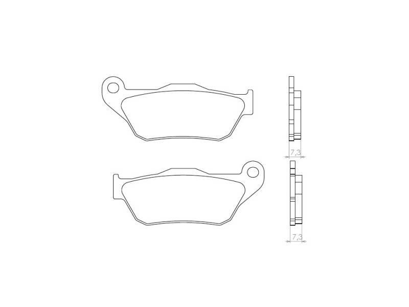 Brenta Klocki Hamulcowe Kh430 Spiek Metaliczny Złote Ft 4080