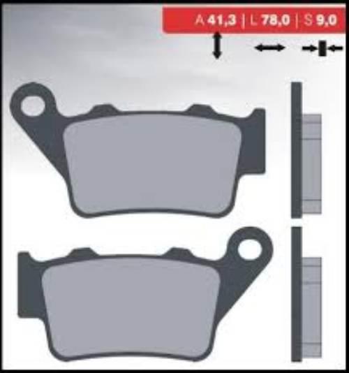 Brenta Klocki Hamulcowe Kh208 Spiek Metaliczny Złote Ft 4088
