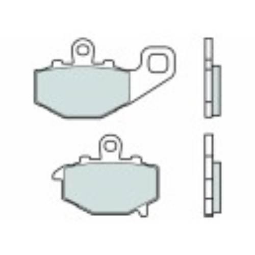 Brenta Klocki Hamulcowe Kh192 Spiek Metaliczny Złote Tył Ft 4089