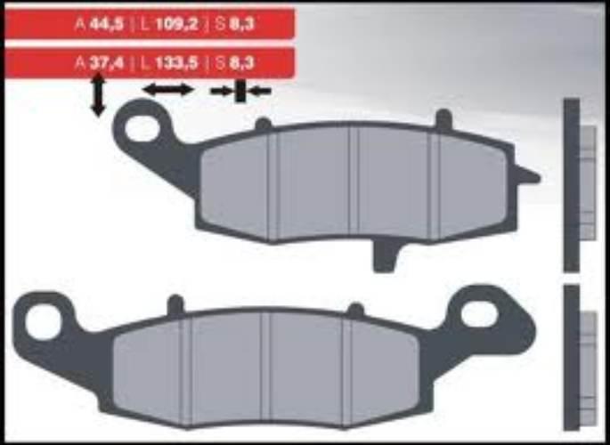 Brenta Klocki Hamulcowe Kh229 Spiek Metaliczny Złote Ft 4092