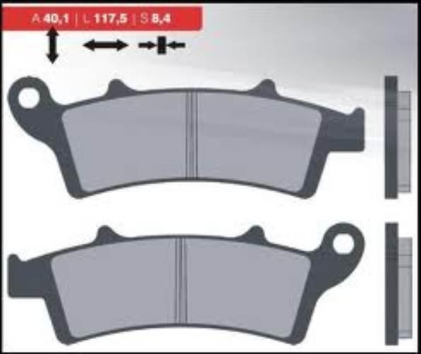 Brenta Klocki Hamulcowe Kh324 Spiek Metaliczny Złote Ft 4096