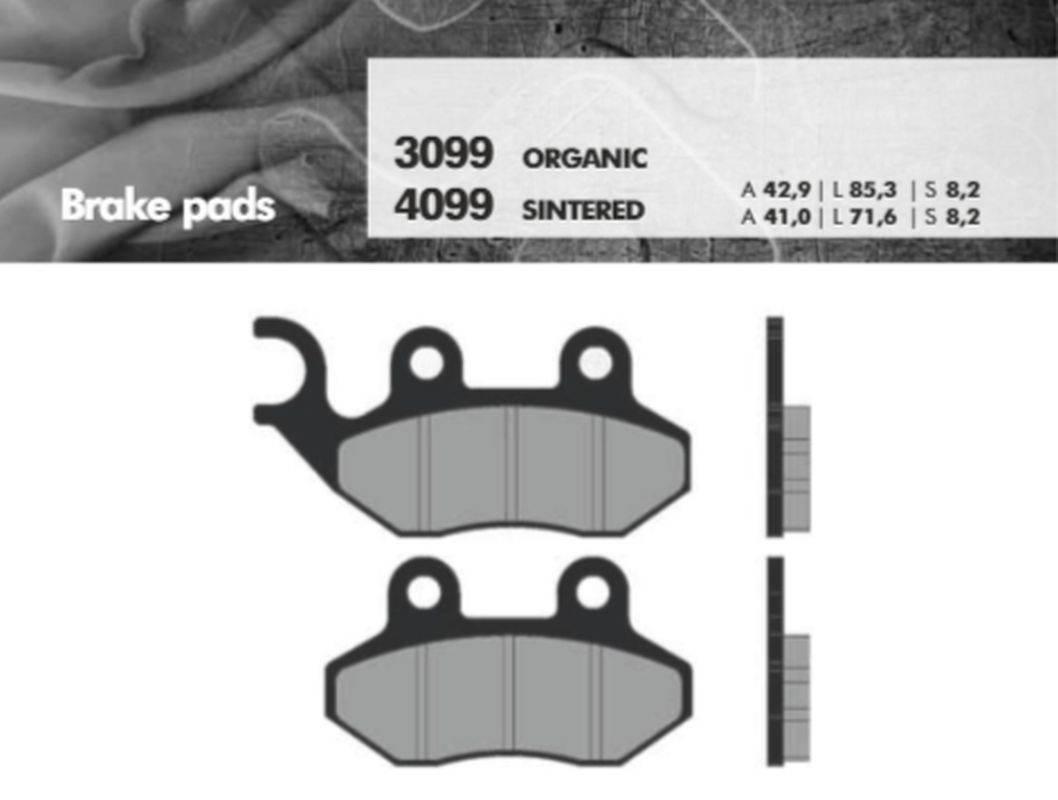 Brenta Klocki Hamulcowe Kh264 Spiek Metaliczny Złote Ft 4099