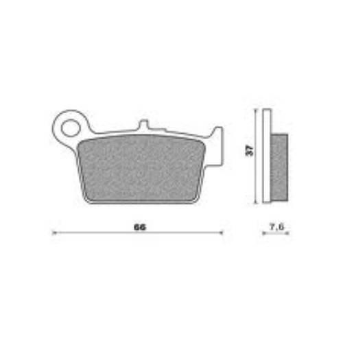 Brenta Klocki Hamulcowe Kh367/2 Spiek Metaliczny Złote Beta Ft 4125