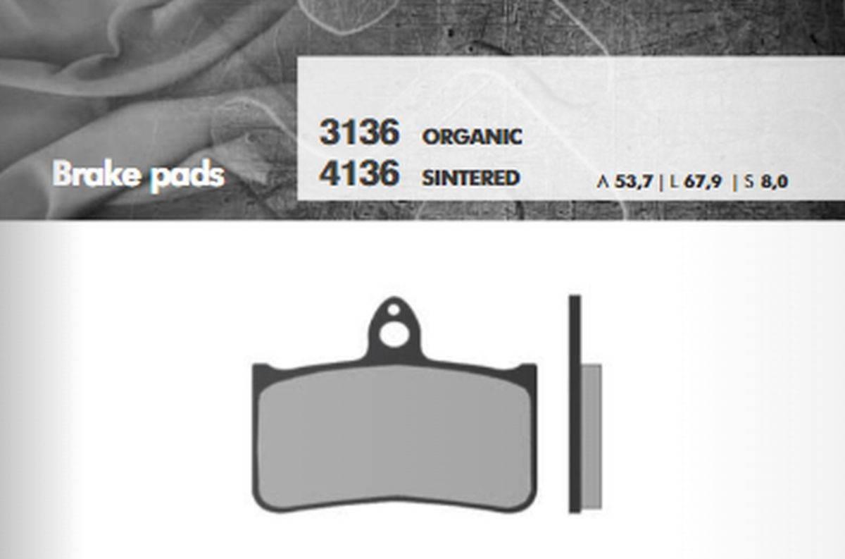 Brenta Klocki Hamulcowe Kh187 Spiek Metaliczny Złote Przód Ft 4136