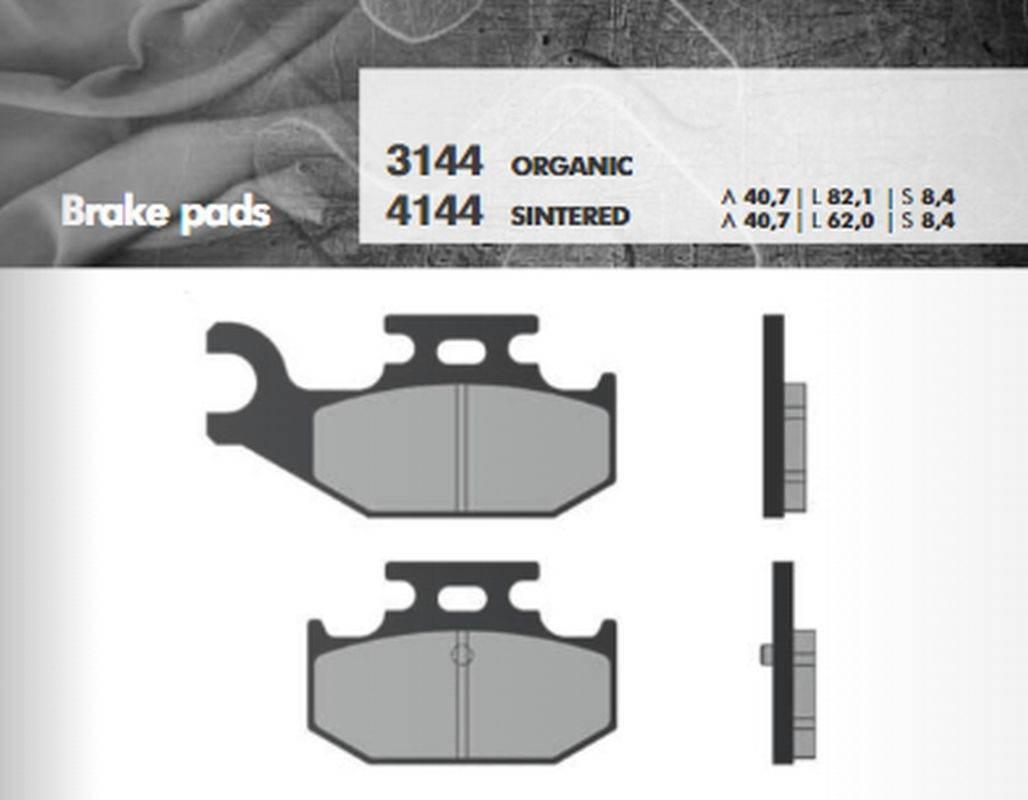 Brenta Klocki Hamulcowe Kh428 Yfm700 Raptor 06-12 Tył Spiek Metaliczny Złot