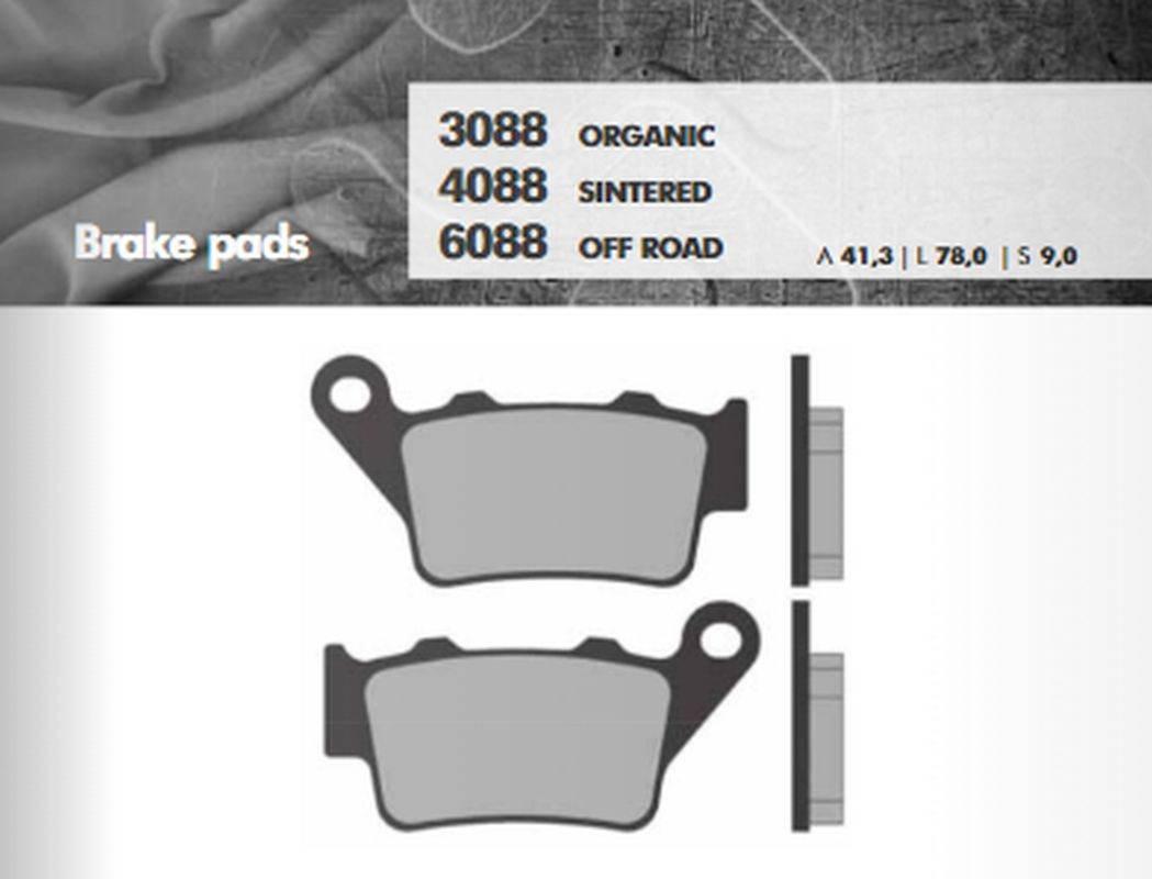 Brenta Klocki Hamulcowe Kh208 Kh213 Spiek Metaliczny Złote Off Road Tył Zac