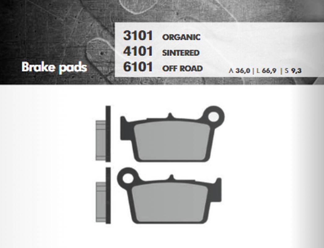 Brenta Klocki Hamulcowe Kh367 Spiek Metaliczny Złote Off Road Ft 6101