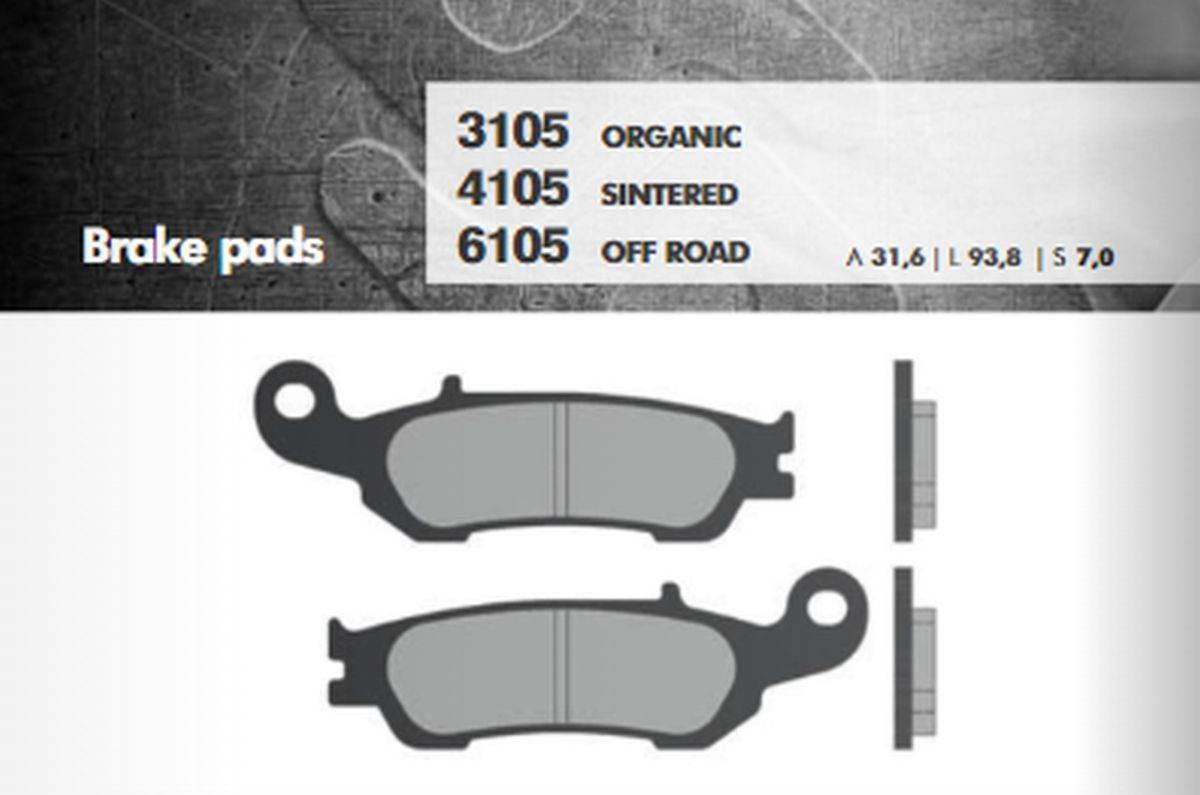 Brenta Klocki Hamulcowe Kh450 Spiek Metaliczny Złote Off Road Ft 6105