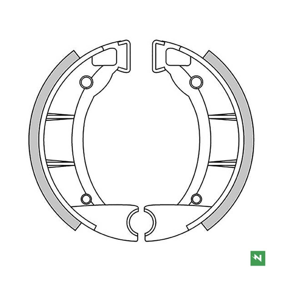 Newfren Szczęki Hamulcowe Benelli Citybike 50, S50 '81-, Scooty 50, Fantic