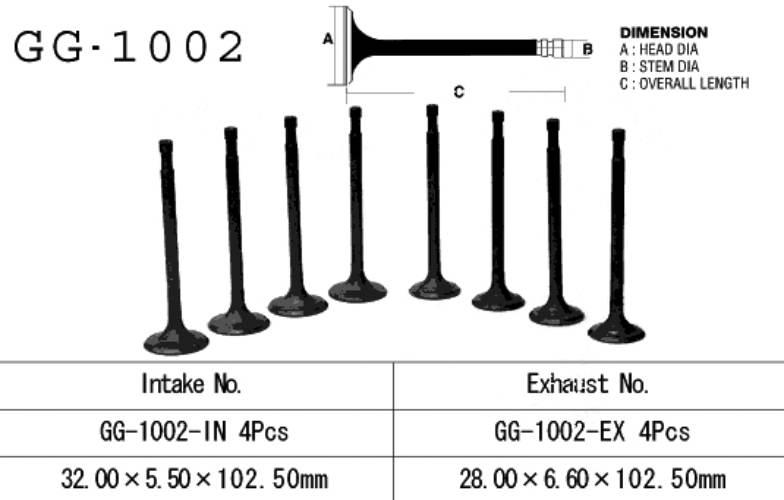Vesrah Zawór Wydechowy Honda Cb 750 Four '69-'78 Ohc Oem: 14721-300-005 1Sz