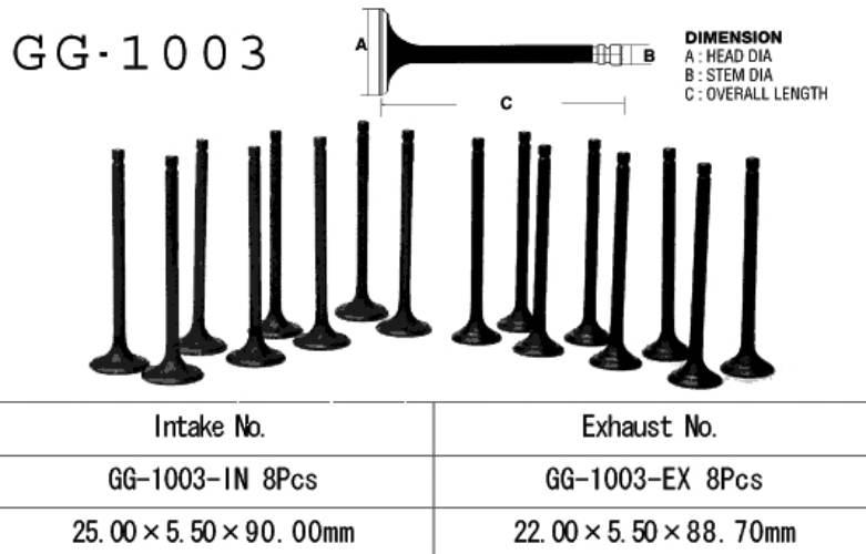 Vesrah Zawór Ssący Honda Cb 750F '79-'83, Cb 750K '79-'82 Dohc Oem: 14711-4