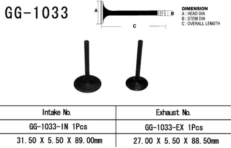 Vesrah Zawór Ssący Honda Trx 250 Fourtrax '02-'17 Oem: 14721-Hm8-A40 1Szt