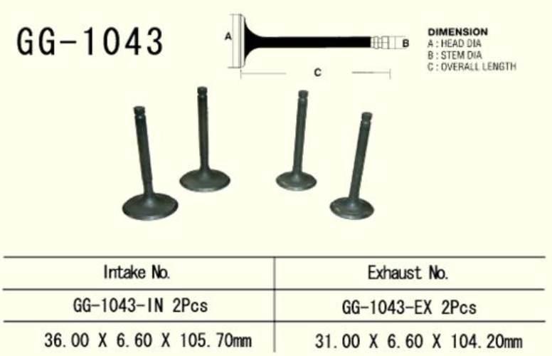 Vesrah Zawór Wydechowy Honda Xl 600R/Xr 650L/Xr 600R, Nx 650 '90-00' 2 Na P