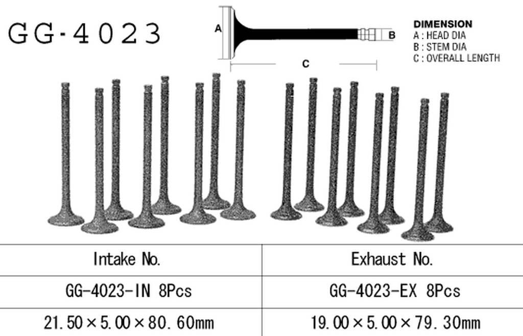 Vesrah Zawór Wydechowy Kawasaki Gpx 600 R 89-99, Gpz 600R '85-90, Zl 600 '8