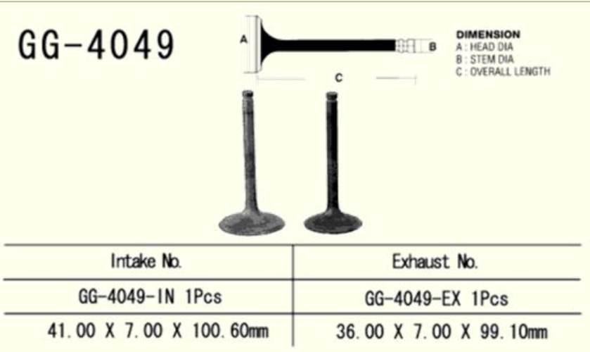 Vesrah Zawór Ssący Kawasaki Kvf 360 '03-'13 1 Na Pojazd Oem: 12004-1155 1Sz