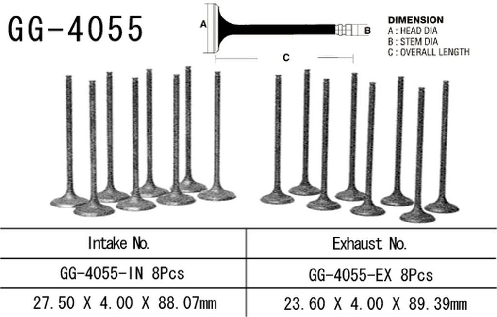 Vesrah Zawór Ssący Kawasaki Zx 9Rr '05-06' Zx6002N1, N6F Oem: 12004-0016 1S